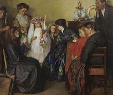 Preparation for the festival, 1912. Creator: Jehudo Epstein