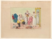 Preparation for visits on New Year's Day, c.1813-c.1815. Creators: Anon, Chez Basset