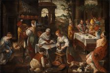 Preparation of a Patrician's Meal, Second half of the16th cen. Creator: Bassano, Francesco II, (Circle) (1549-1592)