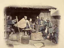 Preparation of the Rice, about 1868. Creator: Felice Beato