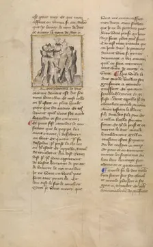 Preparations before the Battle of Hastings; Chronique de Normandie, about 1400-1415. Creator: Unknown