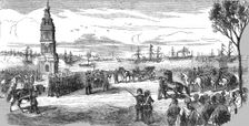 Preparations for the Reception of Prince Napoleon at Constantinople 1854. Creator: Unknown