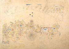 Preparatory Study for a Portrait of Man Singh and His Harem, 1810-15. Creator: Unknown