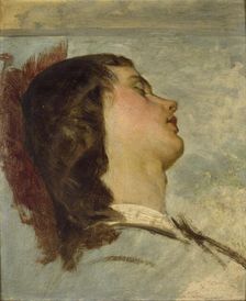 Preparatory Study for The Travelling Companions pre 1862. Artist: Augustus Leopold Egg