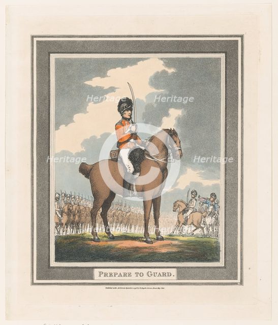 Prepare to Guard, September 1, 1798., September 1, 1798. Creator: Thomas Rowlandson.