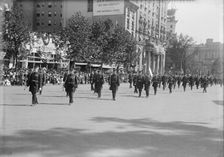 Preparedness Parade - G.A.R. Units in Parade, 1916. Creator: Harris & Ewing