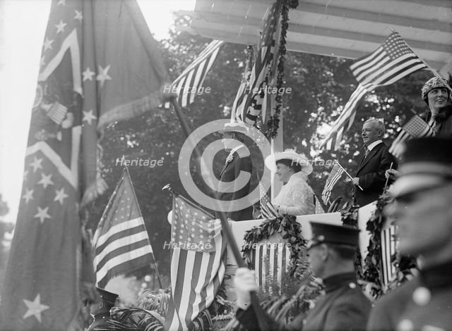 Preparedness Parade - President Wilson, 1916. Creator: Harris & Ewing.