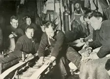 Preparing A Sledge During the Winter 1908, (1909)