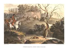 Preparing for the Chase late 18th-early 19th century, (c1955). Creator: Unknown