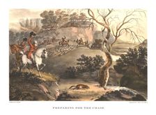 Preparing for the Chase late 18th-early 19th century, (c1955). Creator: Unknown