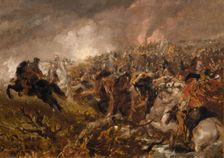 Preparing For The Charge, 1873. Creator: Sir John Gilbert