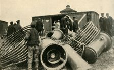 Preparing for the Evacuation of Warsaw First World War, 1915, (c1920). Creator: Unknown