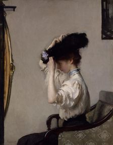 Preparing for the Matinee, 1907. Creator: Edmund Charles Tarbell