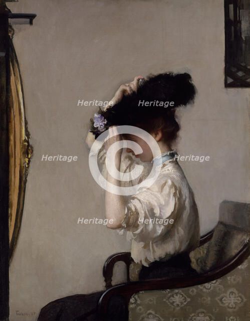 Preparing for the Matinee, 1907. Creator: Edmund Charles Tarbell.