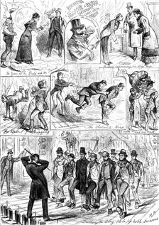 Preparing for the Pantomime, 1881. Creator: M. P.