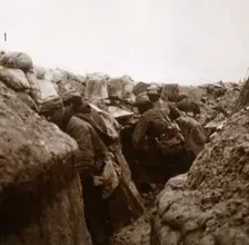 Preparing for attack, Arne, Northern France, c1914-c1918