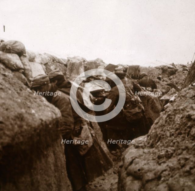 Preparing for attack, Arne, Northern France, c1914-c1918. Artist: Unknown.