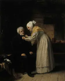 Preparing for Church, 1872. Creator: Arvid Liljelund