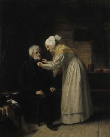 Preparing for Church, 1872. Creator: Arvid Liljelund