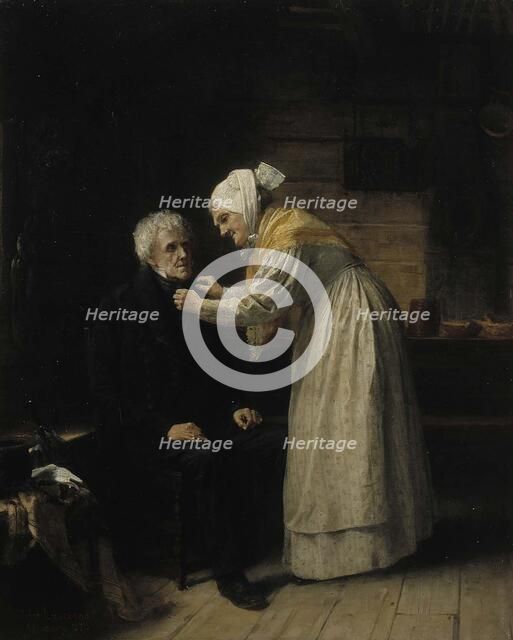 Preparing for Church, 1872. Creator: Arvid Liljelund.