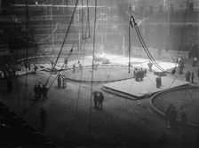 Preparing for Circus Week - Madison Sq. Garden, 1913. Creator: Bain News Service