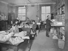 Preparing publications for the press, Patent Office, London, c1903 (1903)