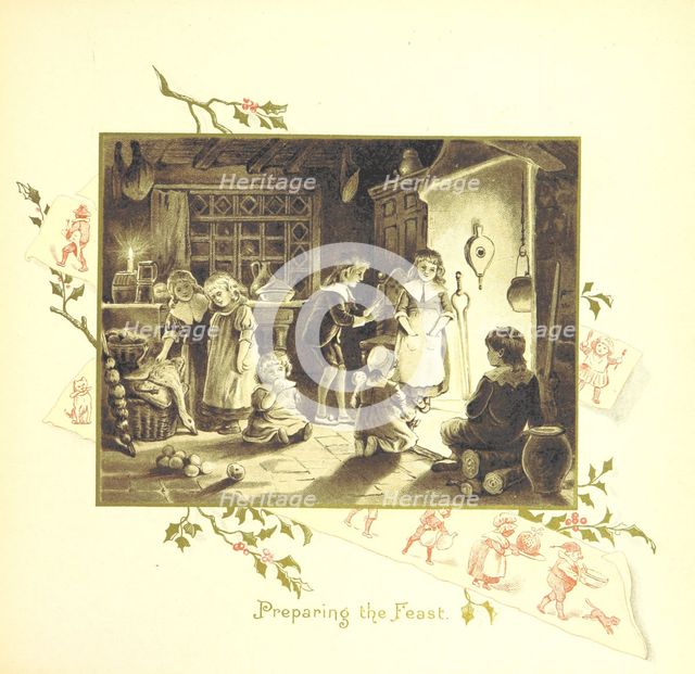 Preparing the Feast, 1894.  Creator: Eliza F. Manning.