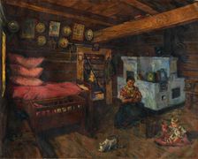 Preparing the Lunch, 1925-1930. Creator: Gustav Mally