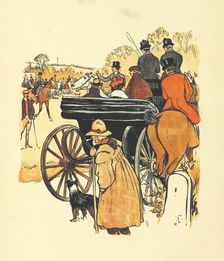 Preparing to go fox hunting, 1898. Creator: Unknown