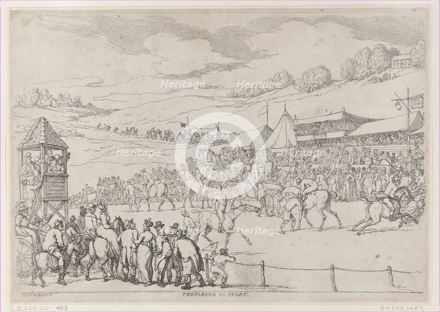 Preparing to Start, September 30, 1811., September 30, 1811. Creator: Thomas Rowlandson.