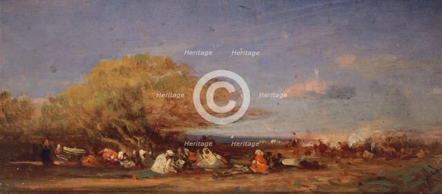 Près d'Alger, c.1859. Creator: Felix Francois Georges Philibert Ziem.