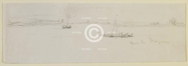 Près de Mayence, 1858. Creator: James Abbott McNeill Whistler.