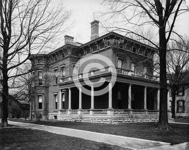 Pres[ident] Harrison House, North Delaware Street,Indianapolis, Ind., c1904. Creator: Unknown.