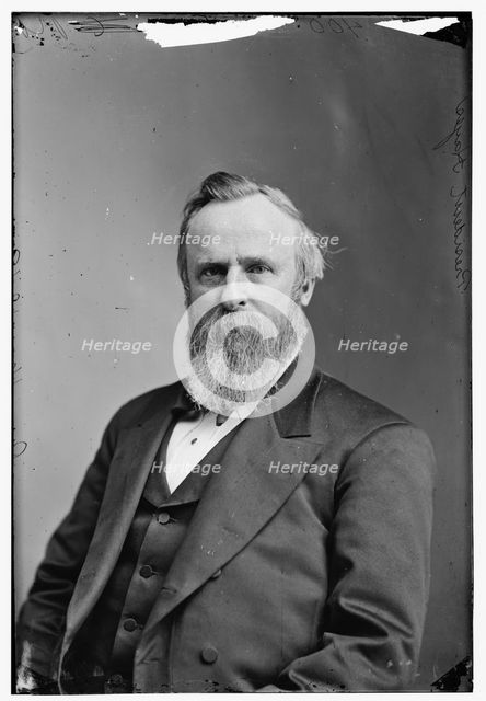 Pres. Rutherford B. Hayes, between 1870 and 1880. Creator: Unknown.