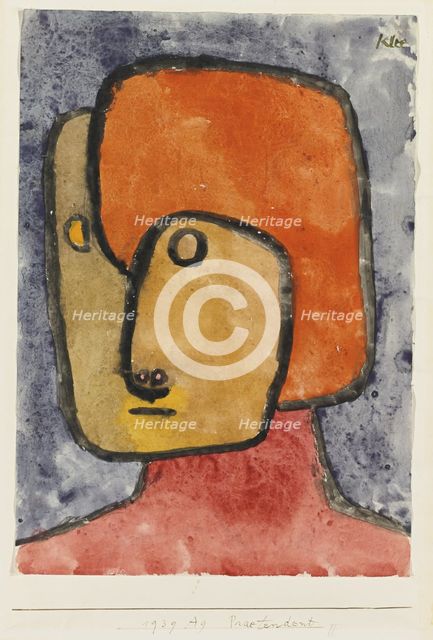 Pretender, 1939. Artist: Klee, Paul (1879-1940)