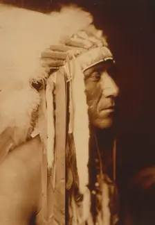 Pretty Paint, c1905. Creator: Edward Sheriff Curtis