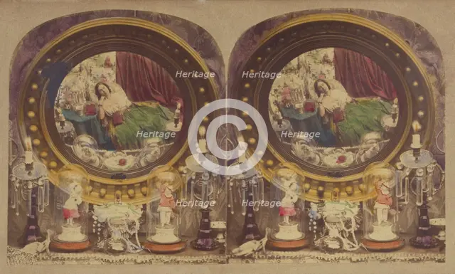 Pretty Reflection., about 1865. Creator: J. Reynolds.