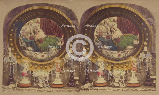 Pretty Reflection., about 1865. Creator: J. Reynolds.