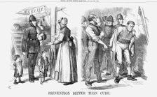 Prevention Better Than Cure 1869. Creator: John Tenniel