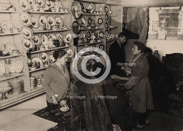 Preview before the auction of the properties of the Romanov Tsar family, Moscow, 1927, 1927. Creator: Anonymous.