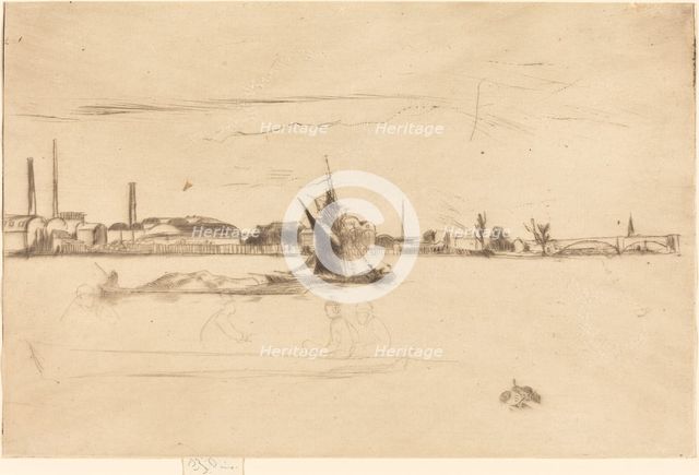 Price's Candle-Works, c. 1875. Creator: James Abbott McNeill Whistler.