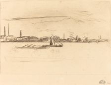 Price's Candle-Works, c. 1875. Creator: James Abbott McNeill Whistler