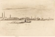Price's Candle-Works, c. 1875. Creator: James Abbott McNeill Whistler