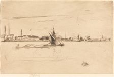 Price's Candle-Works, c. 1875. Creator: James Abbott McNeill Whistler