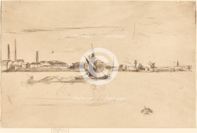 Price's Candle-Works, c. 1875. Creator: James Abbott McNeill Whistler.