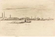 Price's Candle-Works, c. 1875. Creator: James Abbott McNeill Whistler