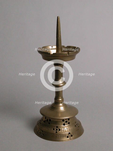 Pricket Candlestick, French, ca. 1445. Creator: Unknown.