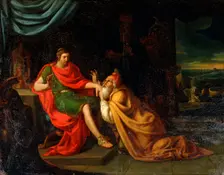 Priam and Achilles 17th century. Artist: Padovanino