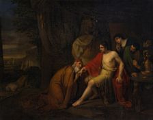 Priam Begging the Body of Hector from Achilles, 1824. Creator: Aleksei Tarasovich Markov