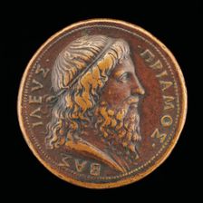 Priam, King of Troy [obverse], 16th century. Creator: Alessandro Cesati